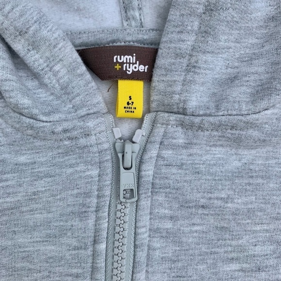 Rumi & ryder girls full zip hoodie sweatshirt stitch fix - size Small - Picture 2 of 5